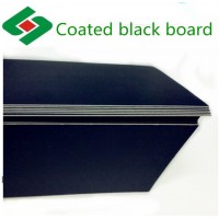 Coated grey board with black surface/ double side coated black board