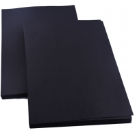 Good quality hard black paper board for upscale photo frame