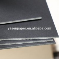 Hard Laminated Full Black Kraft Paper Board