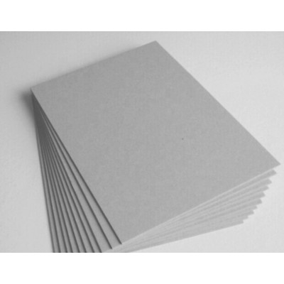 high stiff grey paperboard